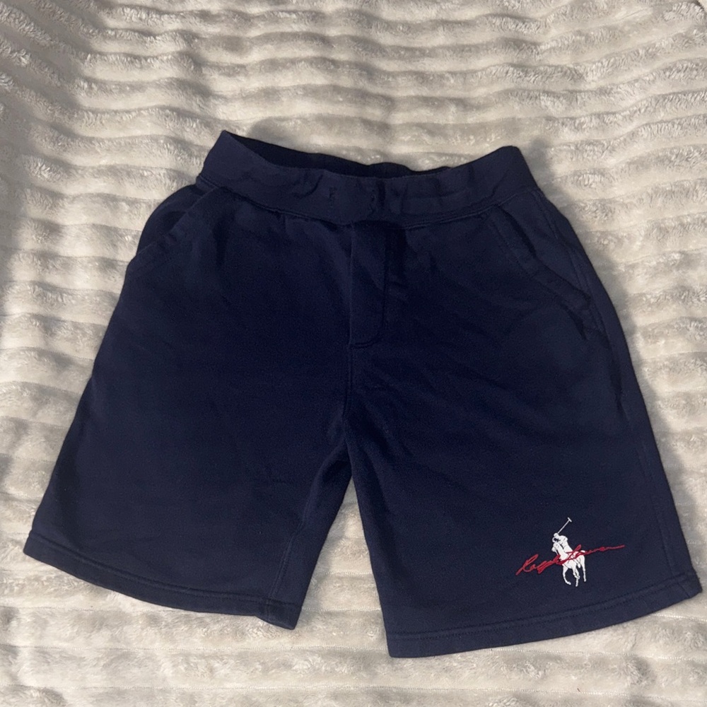 Polo by Ralph Lauren Boys Dark Blue Athletic Shorts